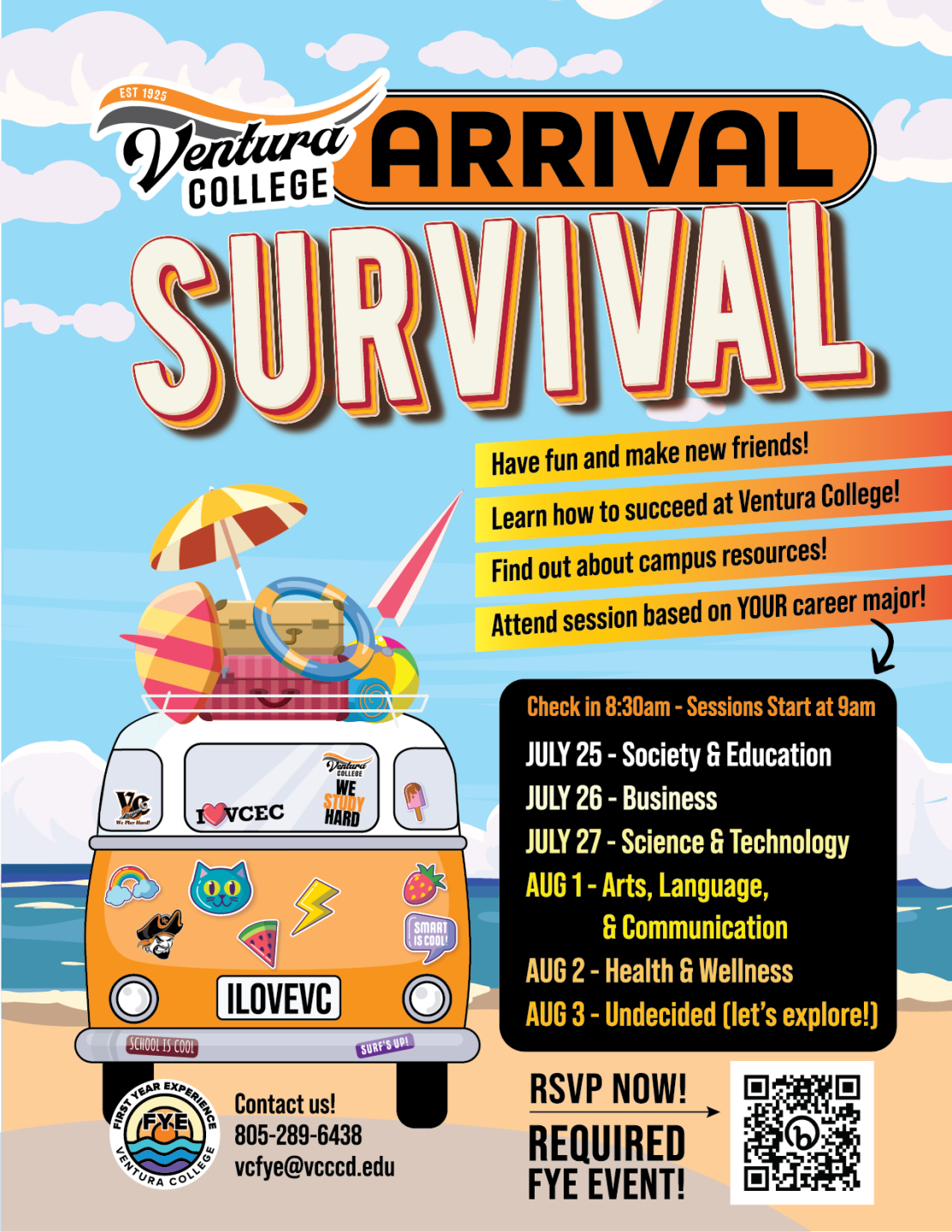 First Year Experience Family Night & Arrival Survival | Ventura College