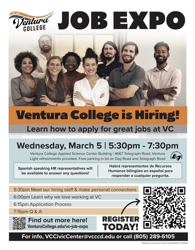 Ventura College Job Expo - March 5, 2025