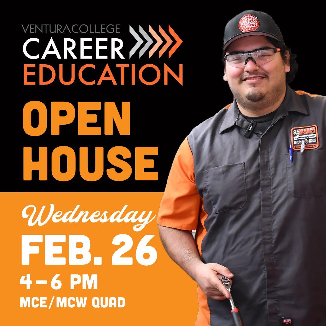 Career Education Open House, February 26 4-6pm MCE Quad