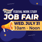 Ventura College Federal Work Study Job Fair, Wednesday, July 31 10 a.m. to Noon